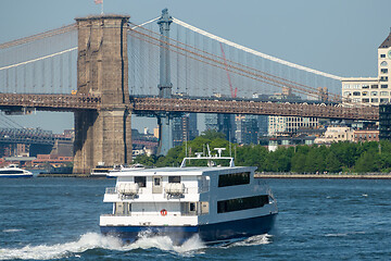 Image showing ferry downtown New York City