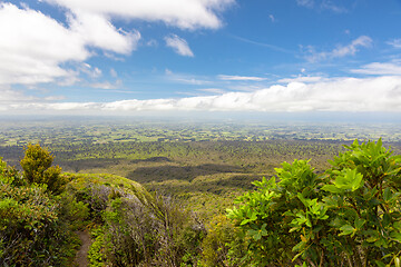 Image showing View from Mount Taranaki, New Zealand 