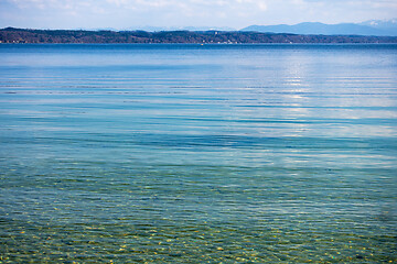 Image showing water surface Starnberg lake