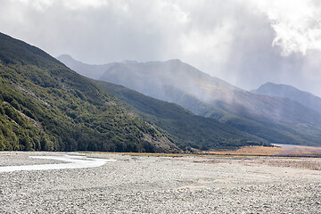 Image showing dramatic landscape scenery in south New Zealand