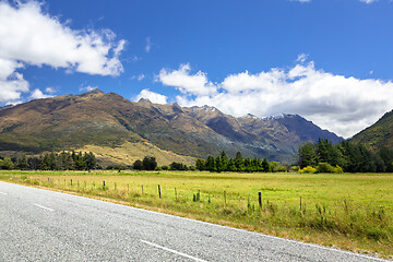 Image showing Landscape scenery in south New Zealand