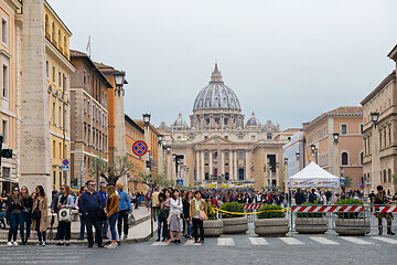 Image showing VATICAN CITY, ITALY - APRILL 21, 2019: Basilica di San Pietro, Vatican, Rome