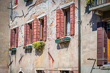 Image showing Typical window in a house in old Europe