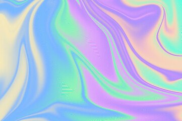 Image showing Holographic background in pastel colors.