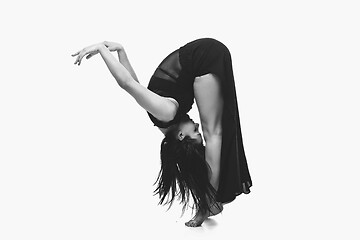 Image showing Beautiful modern dancer girl