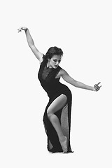 Image showing Beautiful modern dancer girl