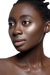 Image showing Beautiful black girl