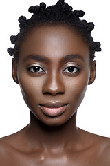 Image showing Beautiful black girl