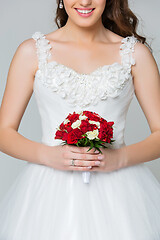 Image showing Beautiful young bride girl