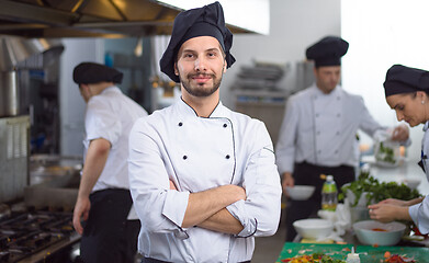 Image showing Portrait of young chef