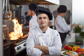 Image showing Portrait of young chef