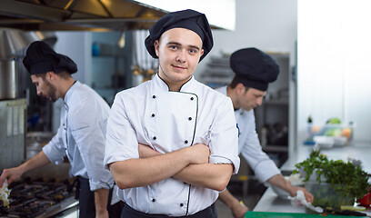 Image showing Portrait of young chef
