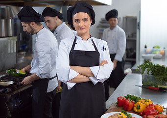 Image showing Portrait of young chef