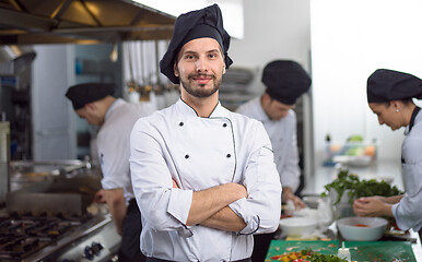 Image showing Portrait of young chef