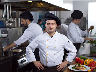 Image showing Portrait of young chef