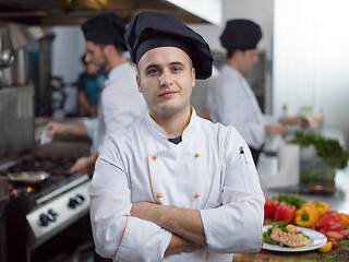 Image showing Portrait of young chef