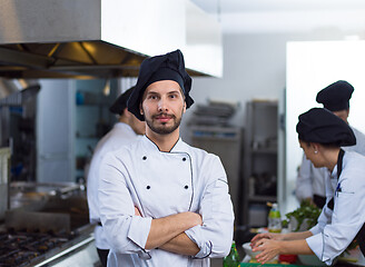 Image showing Portrait of young chef