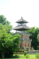 Image showing Guard house on the side of Pura Taman Ayun 