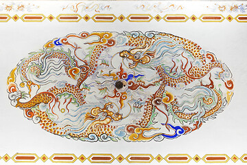 Image showing Dragon decoration in Imperial City, Hue, Vietnam