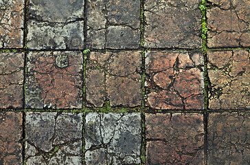 Image showing Old stone pavement in Hue, Vietnam