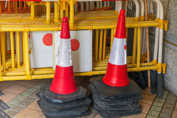 Image showing Traffic Cones