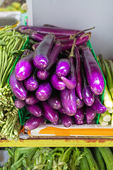 Image showing Purple Eggplants
