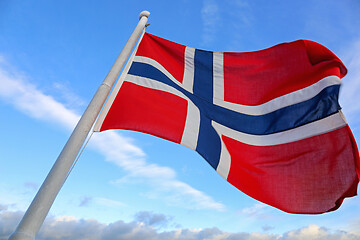 Image showing Norwegian Flag