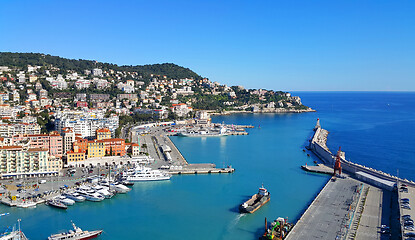 Image showing City and Port of Nice in France