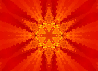 Image showing Bright background with abstract concentric pattern