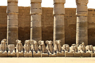 Image showing Ruin of Karnak Temple, Luxor, Egypt