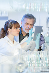 Image showing Health care professionals in lab.