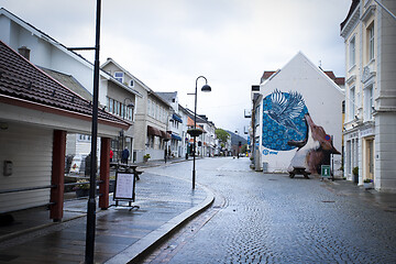 Image showing Wall Painting in Florø