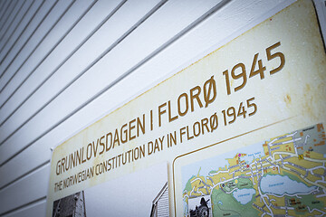 Image showing Sign in Florø