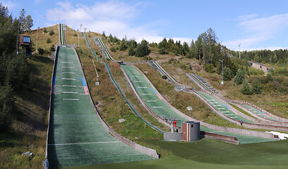 Image showing Skijump