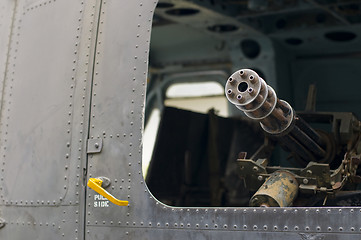 Image showing old machine gun from the vietnam war
