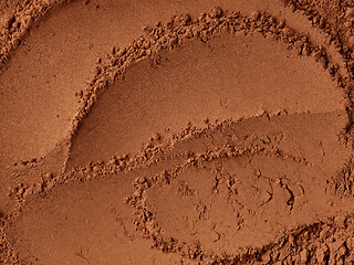 Image showing cocoa powder texture