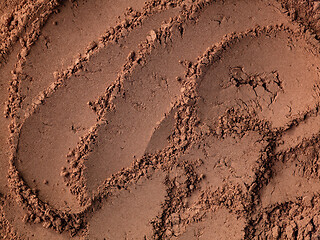 Image showing cocoa powder texture