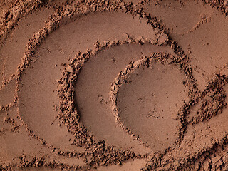 Image showing cocoa powder texture