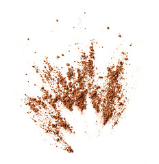 Image showing splash of cocoa powder