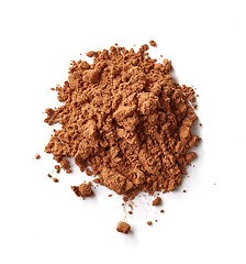 Image showing cocoa powder isolated on white background