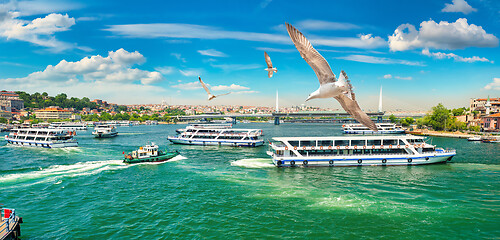 Image showing Golden Horn in Istanbul