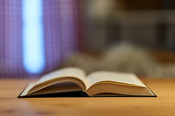 Image showing Book in a table in a room