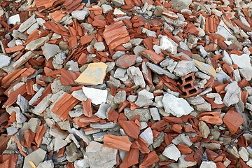 Image showing Debris pile closeup