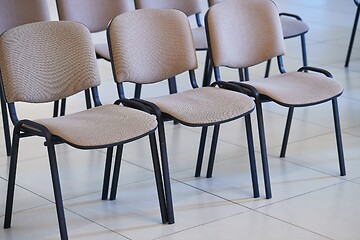 Image showing Rows of Chairs