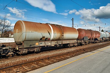 Image showing Freight Train Wagon