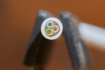 Image showing Power Cord Cross Section