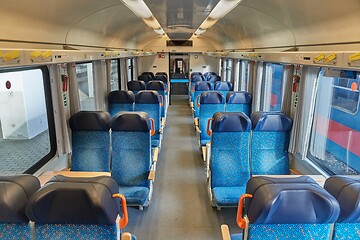 Image showing Passenger Train interior