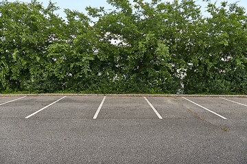 Image showing Carpark with empty spots