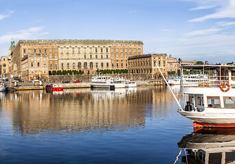 Image showing Stockholm daylight skyline panorama