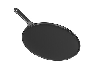 Image showing Cast iron pancake pan